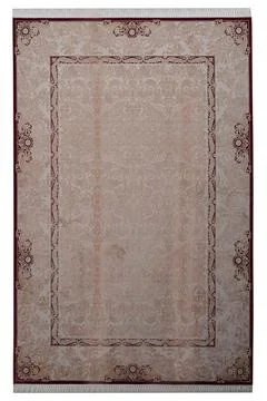 Colored machine carpet on a white background Stock Photos