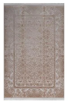 Colored machine carpet on a white background Foto stock