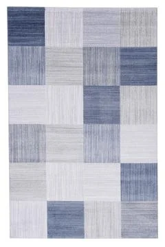 Colored machine carpet on a white background Stock Photos