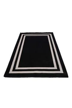 Colored machine carpet on a white background Stock Photos