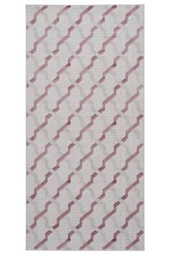 Colored machine carpet on a white background Stock Photos