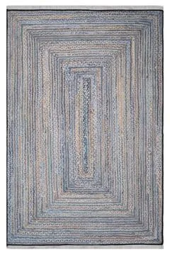 Colored machine carpet on a white background Stock Photos