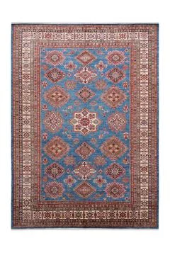 Colored machine carpet on a white background Stock Photos