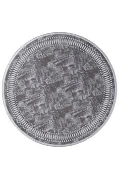 Colored machine carpet on a white background Foto stock