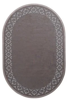 Colored machine carpet on a white background Foto stock