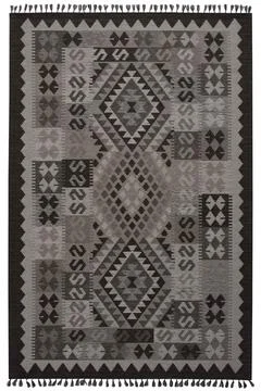 Colored machine carpet on a white background Foto stock