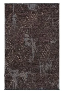 Colored machine carpet on a white background Stock Photos