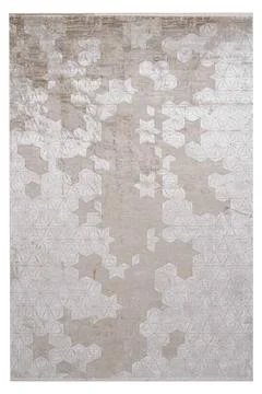 Colored machine carpet on a white background Stock Photos