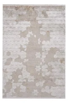 Colored machine carpet on a white background Stock Photos