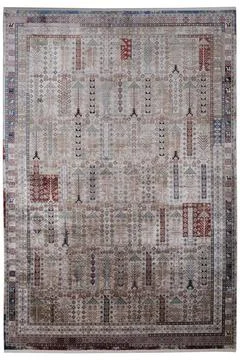 Colored machine carpet on a white background Stock-Fotos