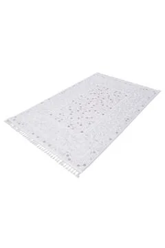 Colored machine carpet on a white background Stock Photos