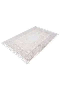 Colored machine carpet on a white background Stock Photos