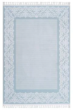 Colored machine carpet on a white background Stock Photos