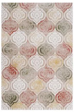 Colored machine carpet on a white background Stock Photos