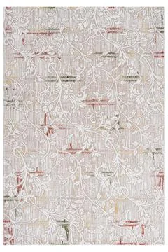 Colored machine carpet on a white background Stock Photos