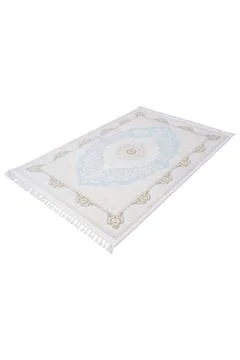 Colored machine carpet on a white background Stock Photos