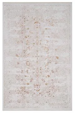 Colored machine carpet on a white background Stock Photos