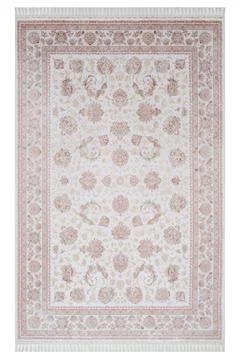 Colored machine carpet on a white background Foto stock