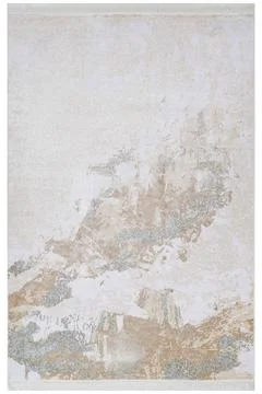 Colored machine carpet on a white background Stock Photos