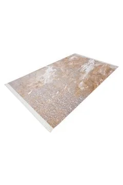 Colored machine carpet on a white background Stock Photos