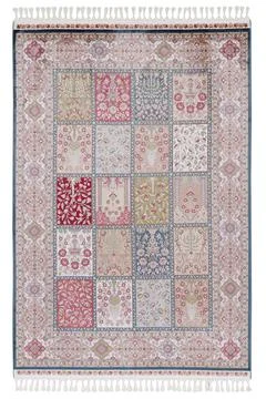 Colored machine carpet on a white background Stock Photos