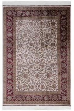 Colored machine carpet on a white background Stock Photos