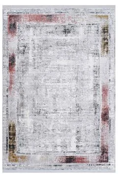 Colored machine carpet on a white background Stock Photos