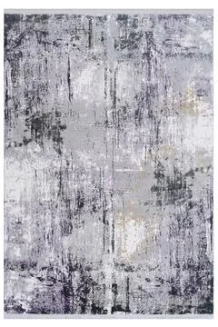 Colored machine carpet on a white background Foto stock