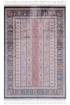 Colored machine carpet on a white background Stock Photos