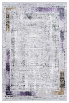 Colored machine carpet on a white background Stock Photos