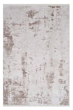 Colored machine carpet on a white background Foto stock