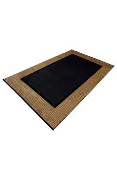 Colored machine carpet on a white background Stock Photos