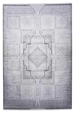 Colored machine carpet on a white background Stock Photos