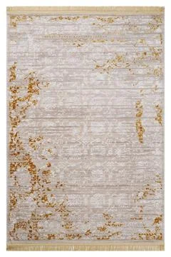 Colored machine carpet on a white background Stock Photos