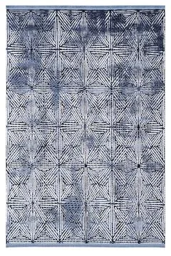 Colored machine carpet on a white background Stock Photos