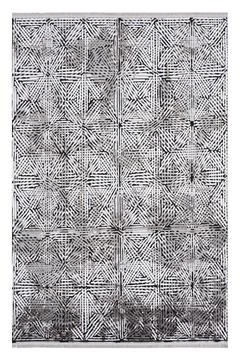 Colored machine carpet on a white background Stock Photos