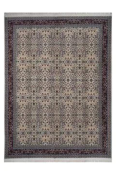 Colored machine carpet on a white background Stock Photos