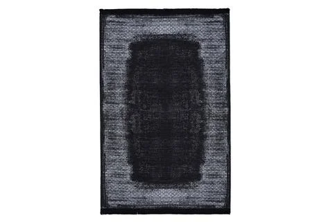 Colored machine carpet on a white background Stock Photos