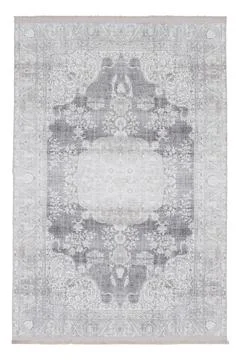 Colored machine carpet on a white background Stock Photos