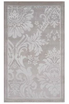 Colored machine carpet on a white background Foto stock