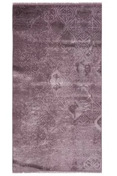 Colored machine carpet on a white background Stock-Fotos