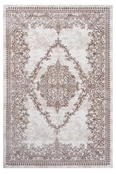 Colored machine carpet on a white background Stock Photos