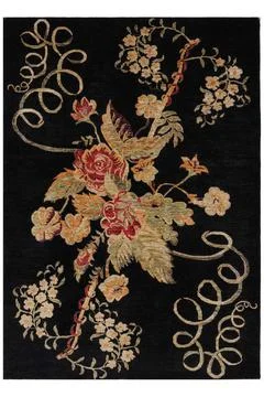 Colored machine carpet on a white background Stock Photos