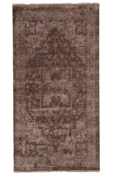 Colored machine carpet on a white background Stock Photos