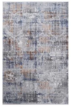 Colored machine carpet on a white background Stock Photos