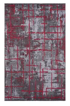 Colored machine carpet on a white background Stock Photos