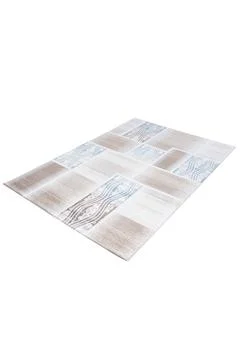 Colored machine carpet on a white background Stock Photos