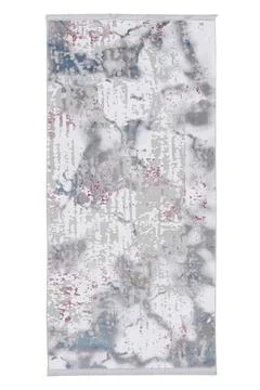 Colored machine carpet on a white background Stock Photos