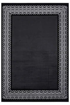 Colored machine carpet on a white background Stock Photos