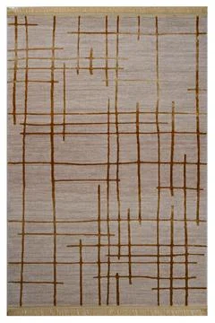 Colored machine carpet on a white background Stock Photos